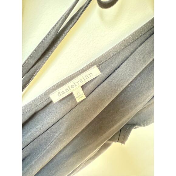 ANTHROPOLOGIE DANIEL RAINN BLACK V NECK JUMPSUIT SHORT SLEEVE XS - Picture 4 of 7